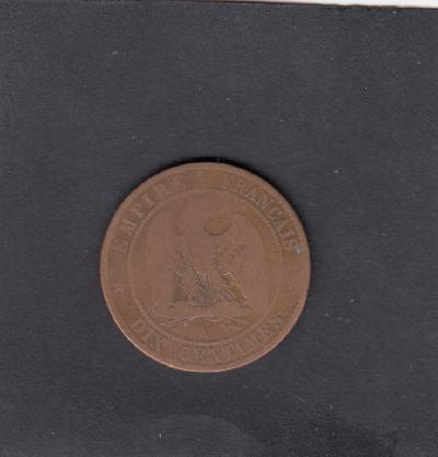 Beschrijving: 10 Centimes NAPOLEON III